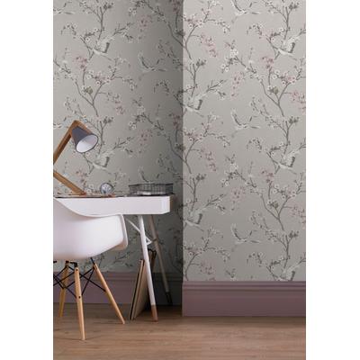 Vliestapete SUPERFRESCO EASY "Superfresco Easy Vliestapete Alexa Taupe Rosa", rosa (rosa, pink), B:0,52m L:10,05m, Vlies, Tapeten, Superfresco Easy Vliestapete Alexa Crane Taupe Rosa