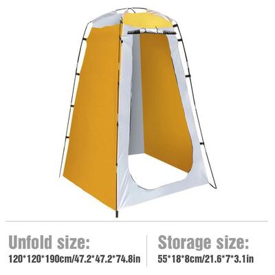 Westtune Portable Waterproof Privacy Shower Tent Outdoor Changing Shelter orange