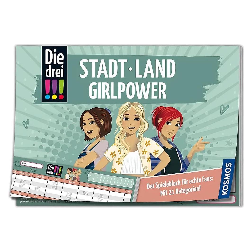 Kosmos Die drei!!! Stadt, Land, Girlpower (Deutsch, 2 Spieler) (684594)