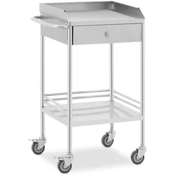 Steinberg, Laborbedarf, Laborwagen Aufbewahrungswagen Labor Rollwagen 2 Ablagen 1 Fach 40 kg