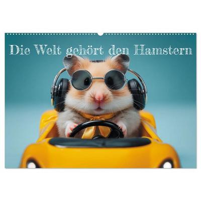 Die Welt gehört den Hamstern (Wandkalender 2027 DIN A2 quer), CALVENDO Monatskalender