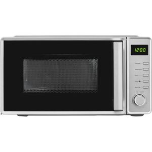 Exquisit Mikrowelle MW 7120-240, 700 Watt, silber, mit Drehteller, Garraum 20 Liter