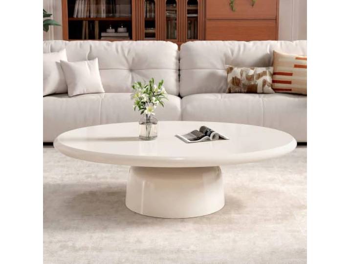 Moderne Couchtische aus Holz fürs Wohnzimmer Handgefertigter Couchtisch, stilvolles Design, Mid-Century-Modern-Stil, stabiles Gestell, rutschfeste Füße, einfache Montage