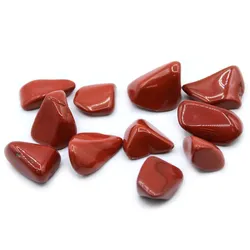 Pack of 24 L Tumble Stone - Jasper - Red