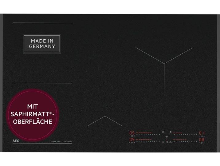 AEG Induktions-Kochfeld Serie 7000 TII84B1FFZ, Bis zu 10x weniger sichtbare Kratzer – Made in Germany