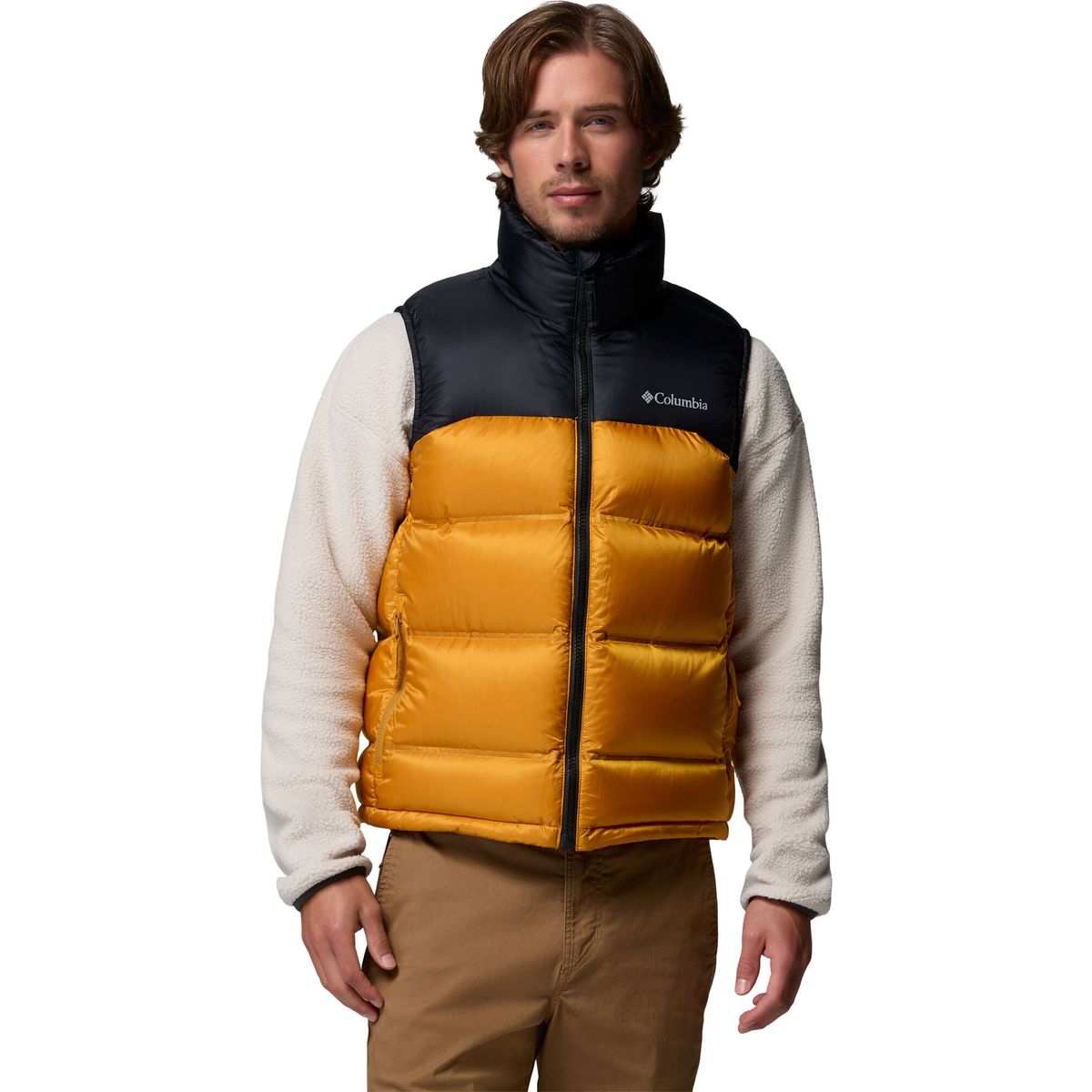 Columbia Men’s Street Heights Heat Seal Down Gilet squash, black (735) M 217521-2175211-735-M