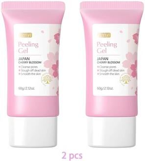 Uplift Picks Sakura Glow Deep Cleansing Exfoliating Gel For Smooth Radiant Skin 2 Pcs