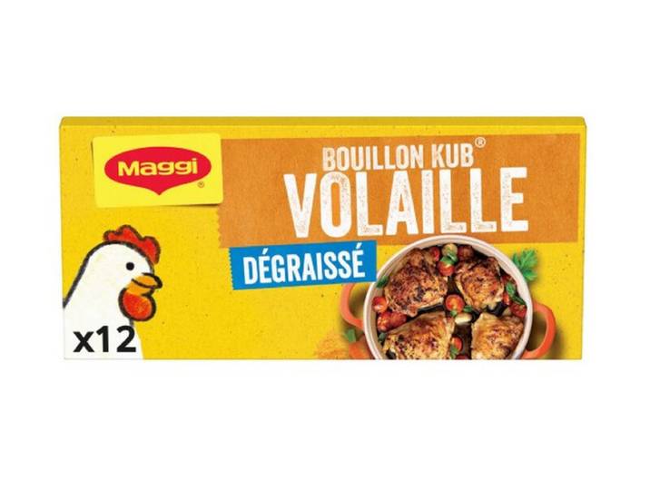 MAGGI Bouillon Kub volaille dégraissé - 12 tablettes