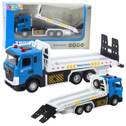 Transport-LKW, Abschleppwagen, bewegliche Plattform, Lichter, Geräusche