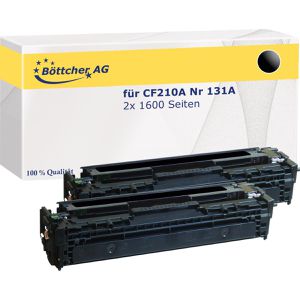 kompatibel für HP CF210A 131A Doppelpack, 2 Stück