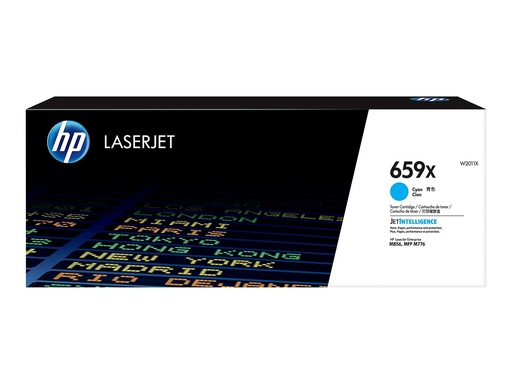 HP 659X - Cyan - original - LaserJet - Tonerpatrone (W2011X) (W2011X)