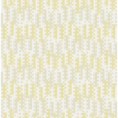 A-Street Prints Erik Yellow Building Blocks Wallpaper