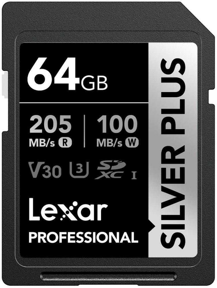 Lexar SD Silver Plus UHS-1 64GB V30