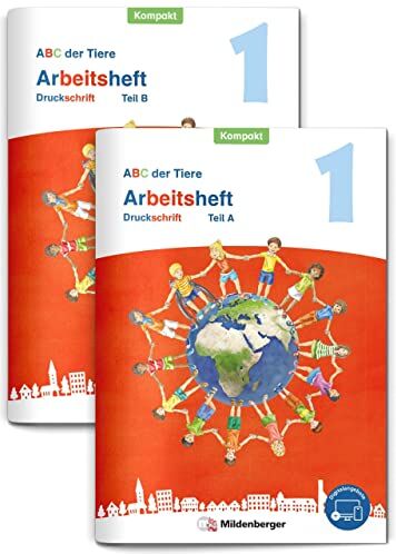 Mareike Hahn - ABC der Tiere 1 Neubearbeitung – Arbeitsheft Druckschrift Kompakt, Teil A und B: Förderausgabe (ABC der Tiere - Neubearbeitung 2023 Kompakt Förderausgabe) - Preis vom 14.10.2026 23:07:16 h