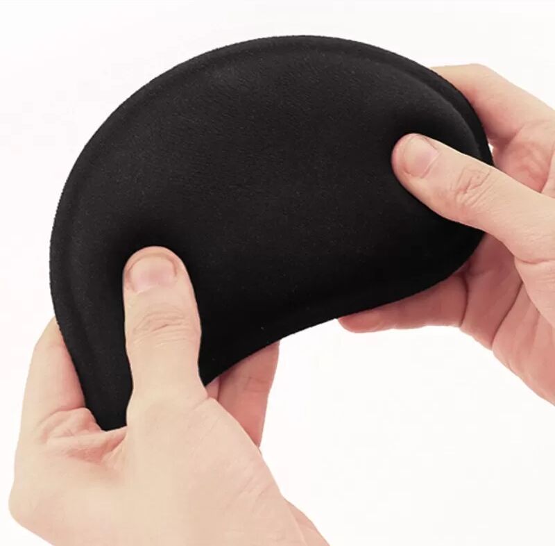 INF Geteilte Ergonomische Silikon Handgelenkauflage Mauspad - Rutschfeste Handstütze für Büro & Laptop