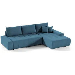 ECKSOFA Draco L blau rechts
