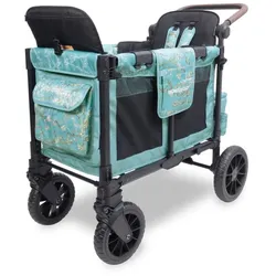 Wonderfold W2 Luxe Pro für 2 Kinder / Bollerwagen Van Gogh Edition, Wonderfold: Van Gogh Almond Blossoms