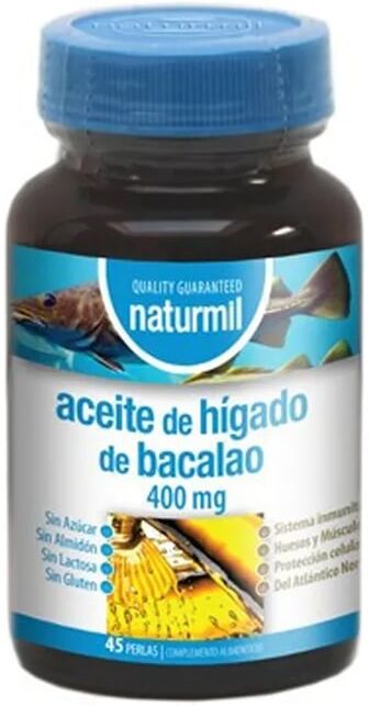 Naturmil Aceite De Hígado Bacalao 400 mg 45 Perlas