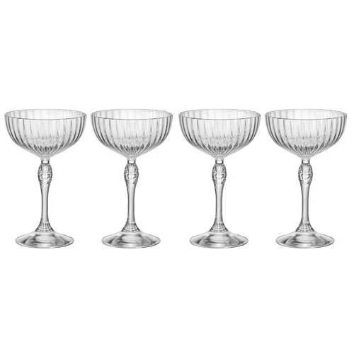 Bormioli Rocco America Cocktailglazen 220 ml - 4 stuks
