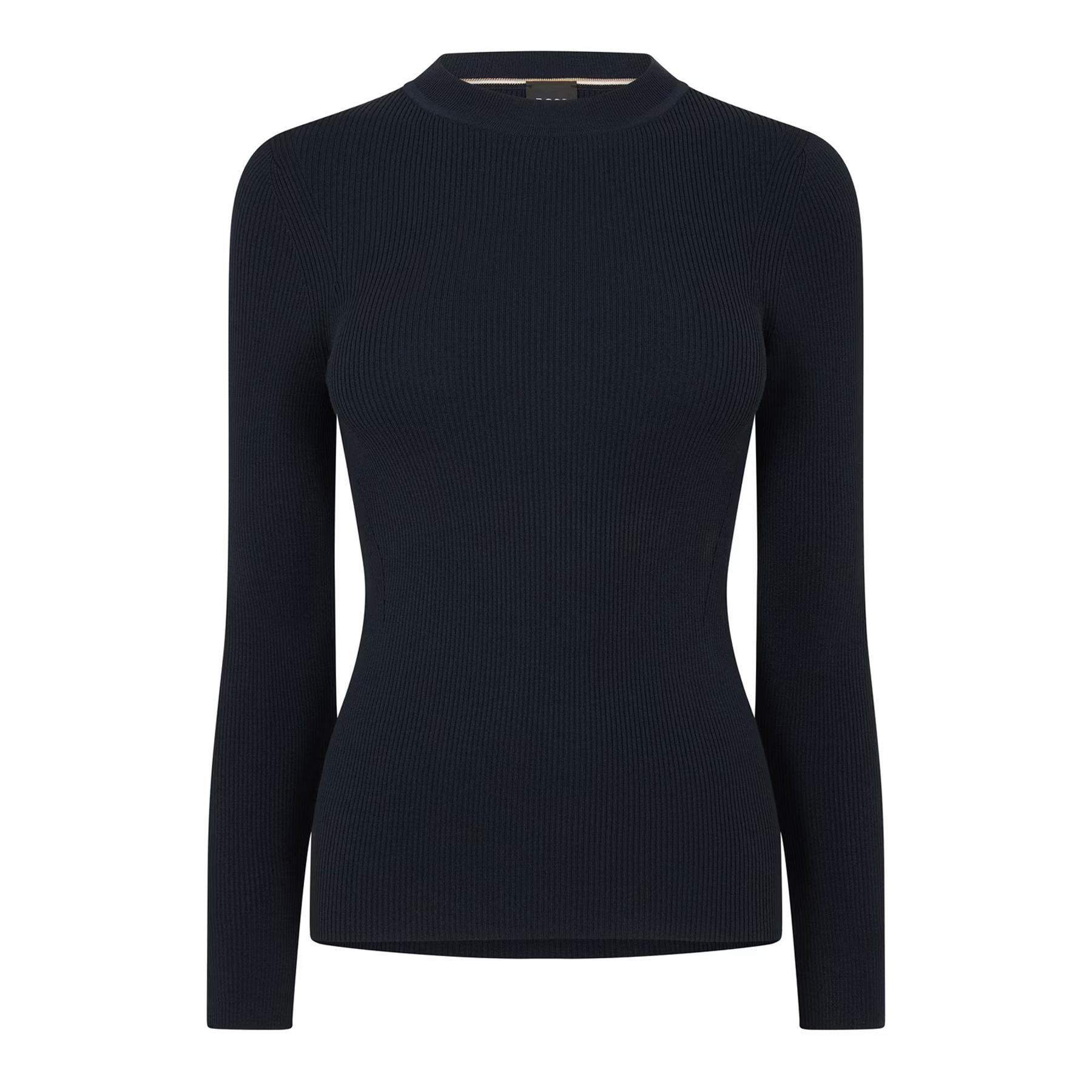 Boss Febisan gebreid sweatshirt voor dames (Blauw)