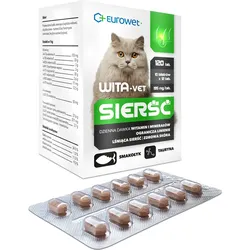 EUROWET VITAMIN VET HAIR 120 Tabletten für Katzen