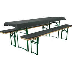 BIERBANKAUFLAGE Comfort XS 50cm Anthrazit (3tlg)