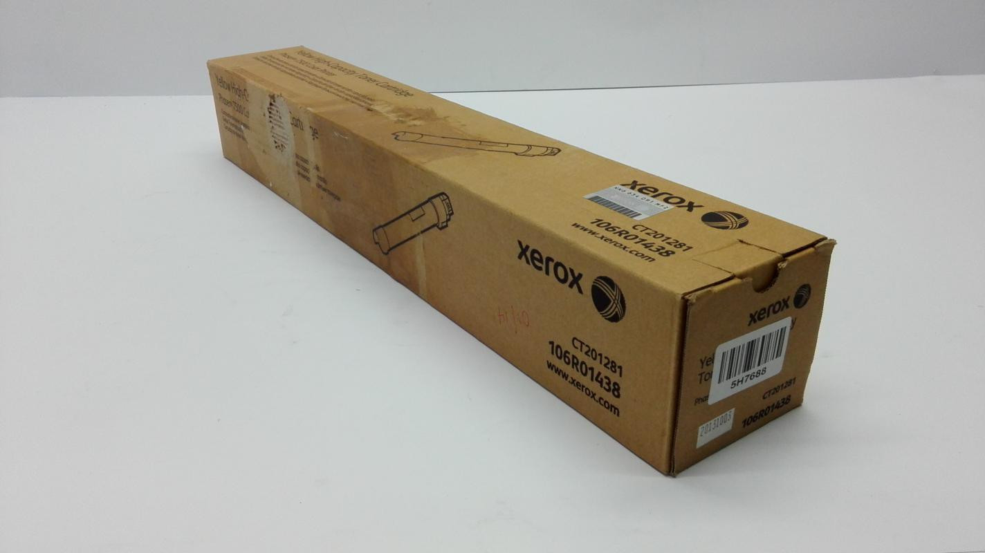 Xerox Toner 106R1438 Geel Hoge Capaciteit Geschikt voor PH7500