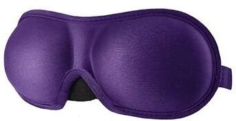 Inspired Finds SleepVoid 3D Contoured Sleep Mask Sanctuary For Travel, Daytime Naps & Night Rest purple b