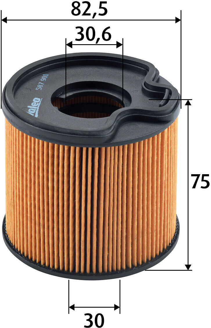 Valeo Kraftstofffilter 587901 Filtereinsatz 75mm Für Peugeot Fiat Lancia Suzuki Amc