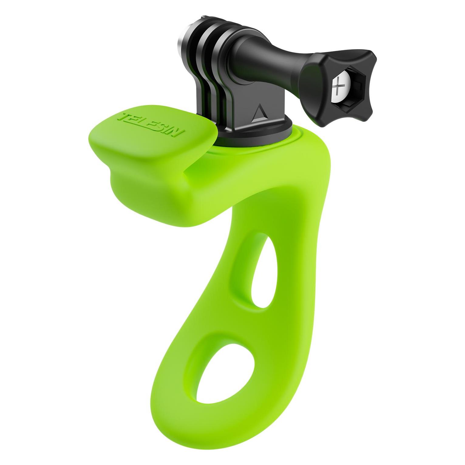 Telesin rubber handlebar mount for action cameras (green) (TLQ-002)