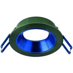 Rutec ALU16218 Einbauring MixMi, schwenkb.,ru, Aluminium dunkelgrün/dunkelblau