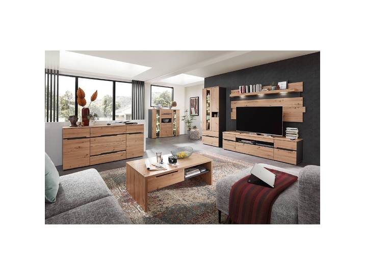 Sideboard Breite 165 cm 165 x 82 x 44cm Braun