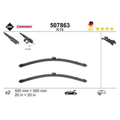 Swf Wischblatt [Hersteller-Nr. 507863] für BMW