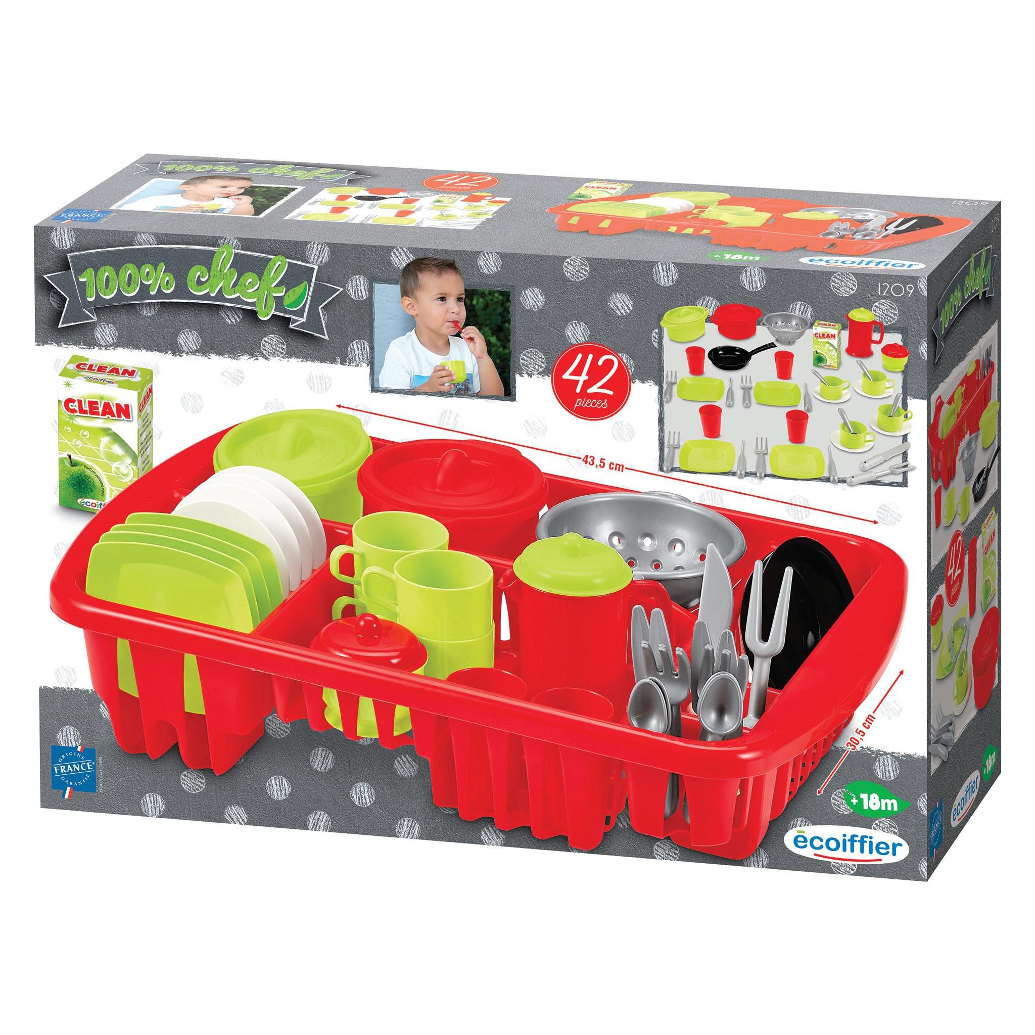 Ecoiffier Chef Geschirrspülset (1209)