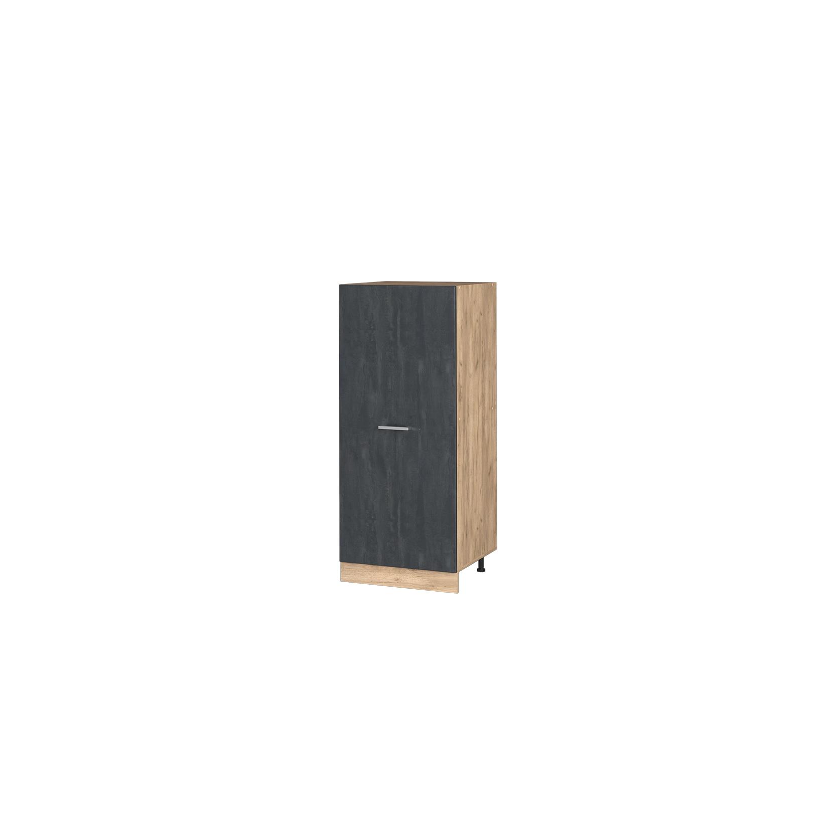 Vicco Vorratsschrank R-Line Schwarz Beton Eiche 60 cm große Tür