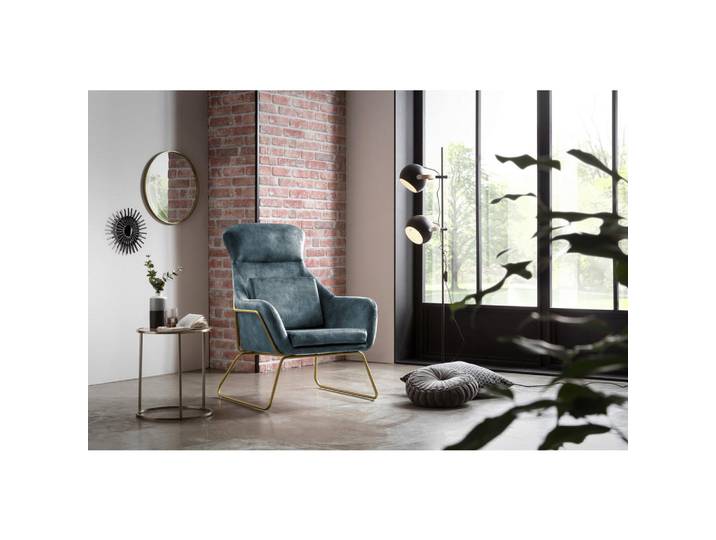 Livetastic Sessel, Blau, Metall, 73x102x80 cm, Wohnzimmer, Sessel, Sonstige Sessel