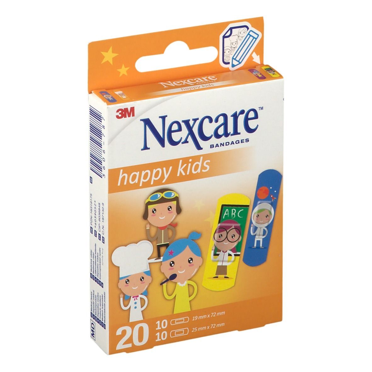Nexcare Happy Kids Beroepen Pleisters N092Pr 20 St Pflaster