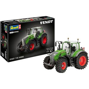 Revell Modellbausatz Fendt 728 Vario Tractor Click-System, 225 Teile, Level 2, ab 10 Jahre, Maßstab 1:20