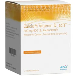 Calcium Vitamin D3 acis 500 mg/400 I.E.