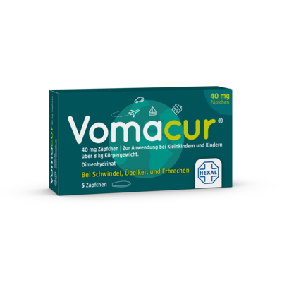 Hexal AG VOMACUR 40 Suppositorien 5 St 03879613