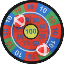 Toi-Toys 62548A - Mini Dartscheibe Klettband 18cm inkl. 2 Bälle