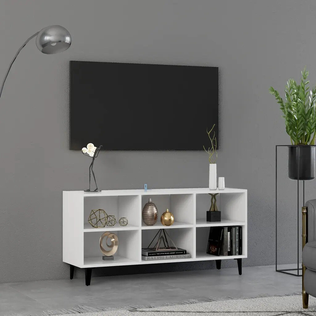 Corrigan Studio StowtheWold TV Stand for TVs up to 43" White 43"
