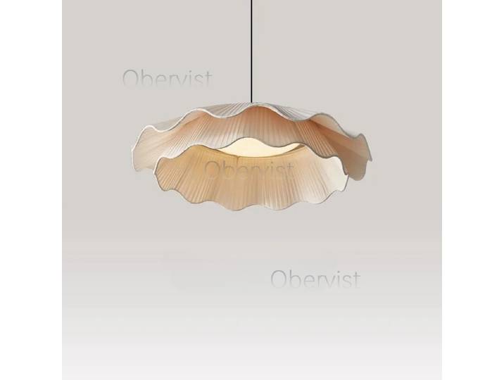 Lustre suspendu LED moderne en tissu coréen pour salon, chambre à coucher, salle à manger, lampe de plafond, décoration artistique pour la maison