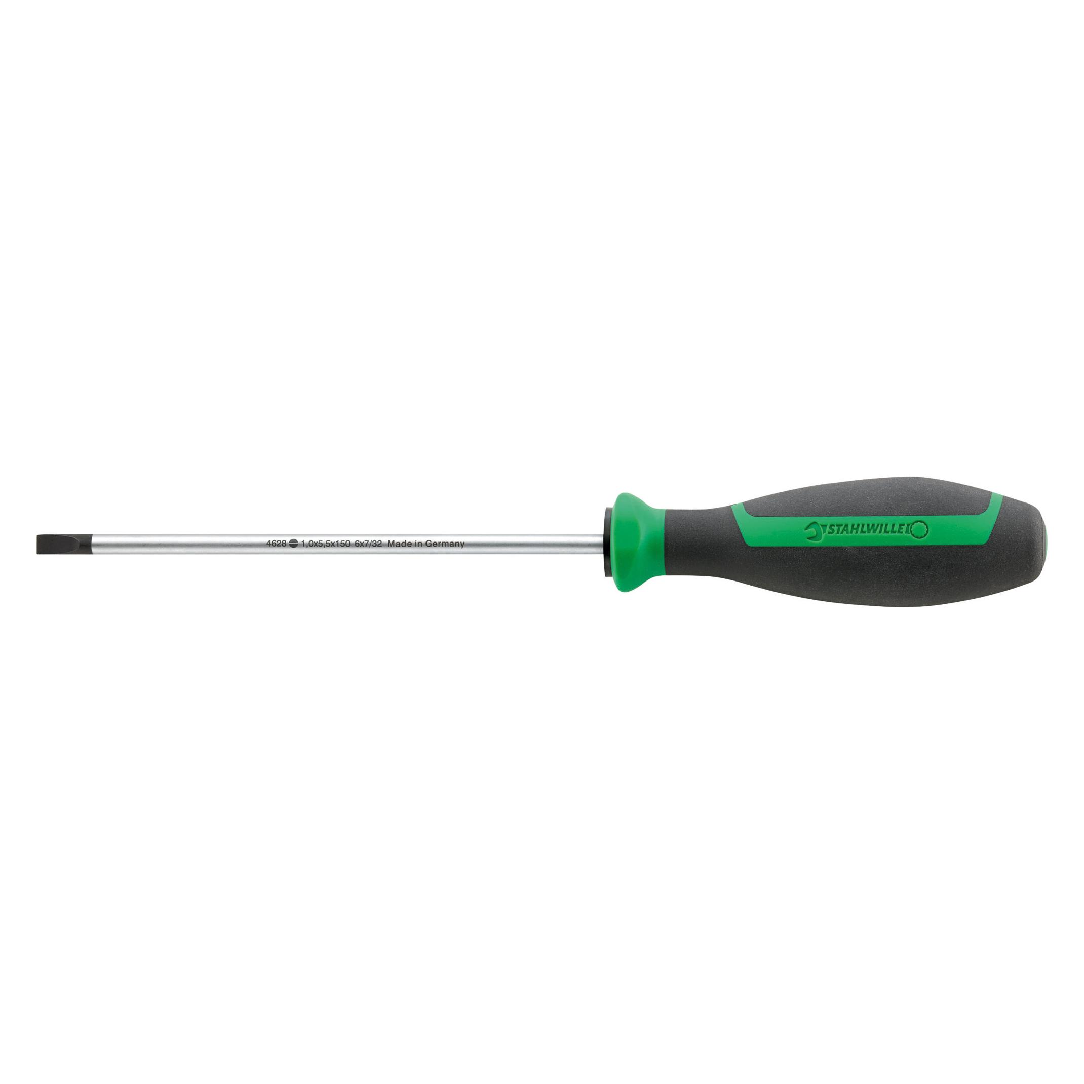 Stahlwille Elektriker-Schlitzschraubendreher DRALL+ Nr. 4628 (Schlitz) (46283055)
