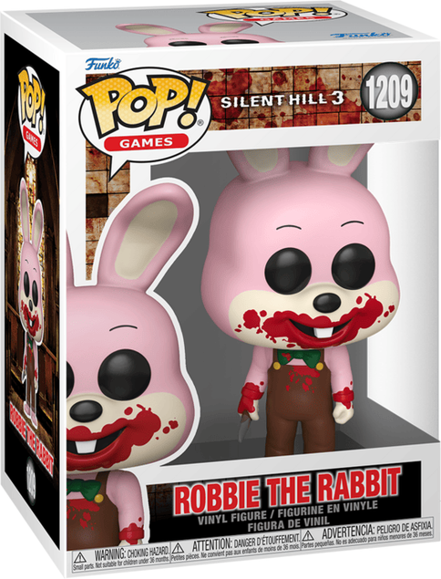 Funko Pop! Games Silent Hill 3 Robbie the Rabbit Vinyl Figure #1209, Official Silent Hill Collectible, 13 cm Tall