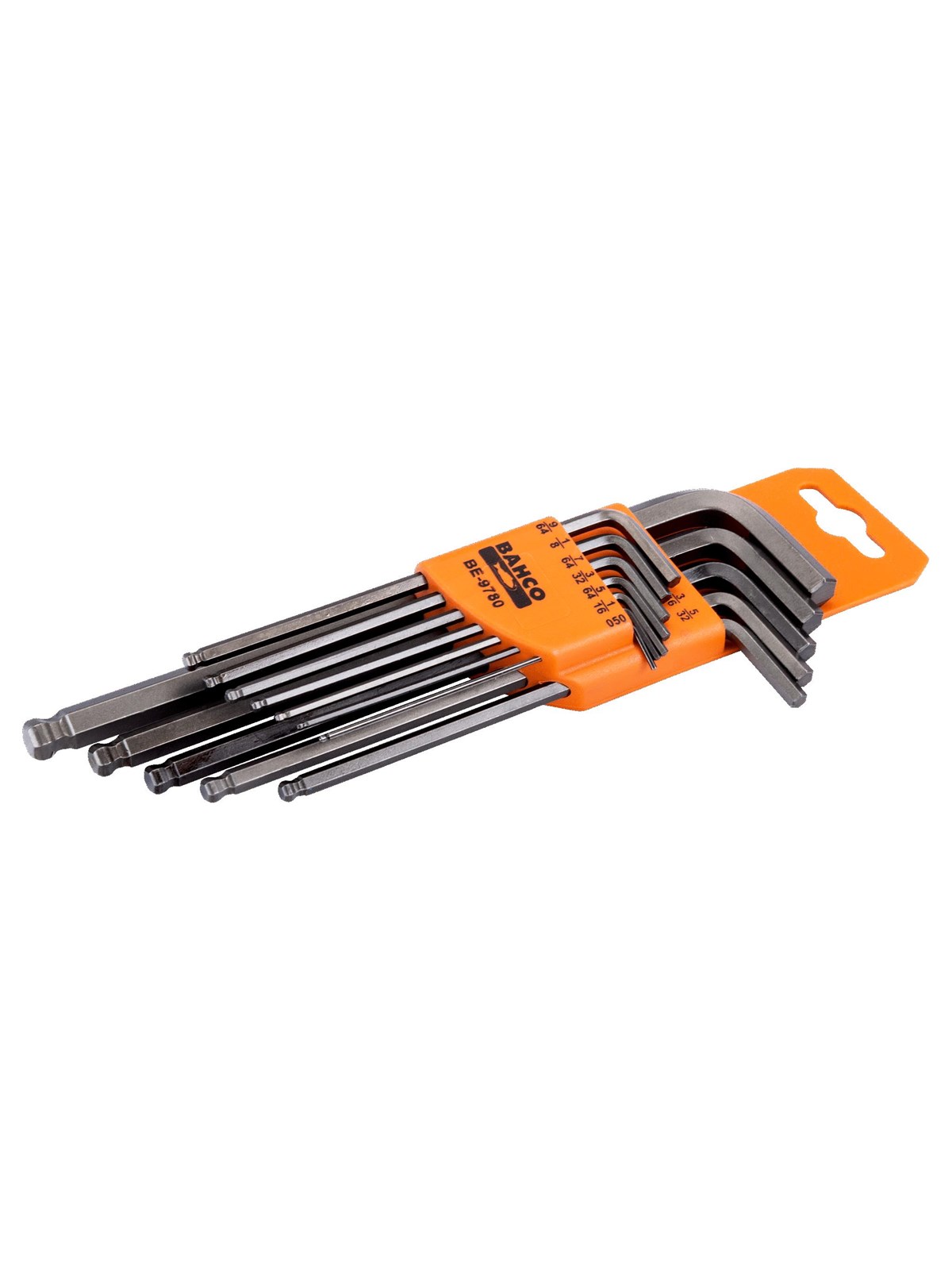 BAHCO Allen key set 12 pieces 0.05''-5/16''