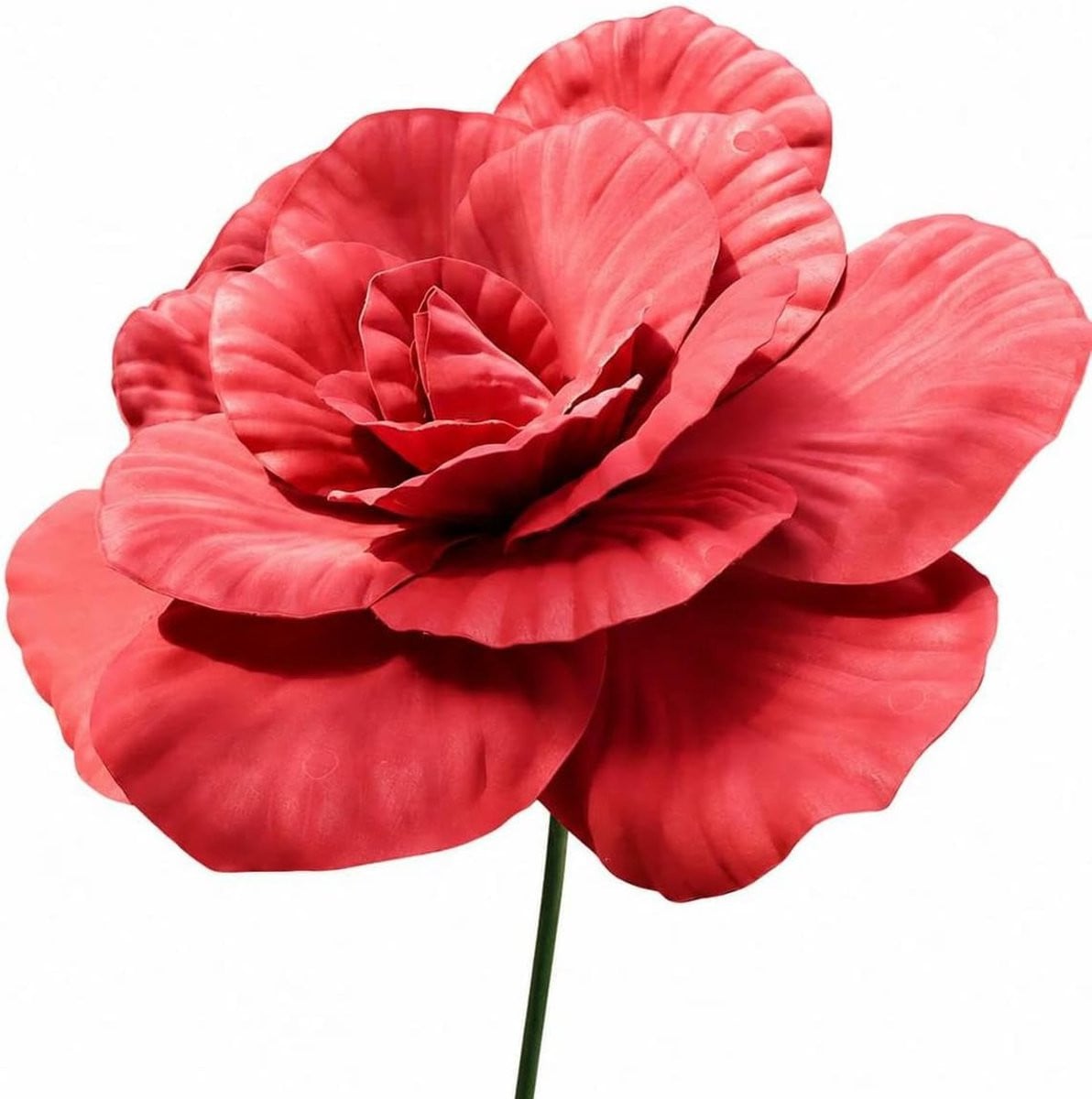 Wijnrood boeket kunstmatige rozen voor bruiloftsdecoratie, 50 cm