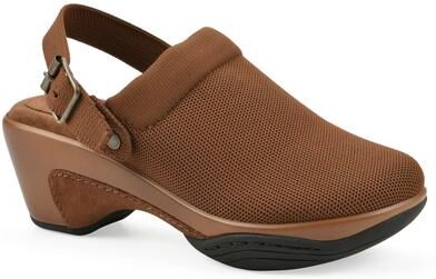 Women's Viable Slingback Clog by White Mountain in Pecan Fabric (Size 8 M)