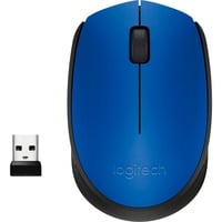 M171 Wireless, Maus blau, 3 Tasten, für Links- und Rechtshänder, kompatibel mit PC/Mac