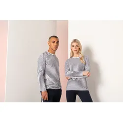 SF Men Unisex Langärmeliges Gestreiftes T-Shirt SF204